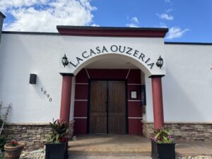 La Casa Ouzeria Entrance